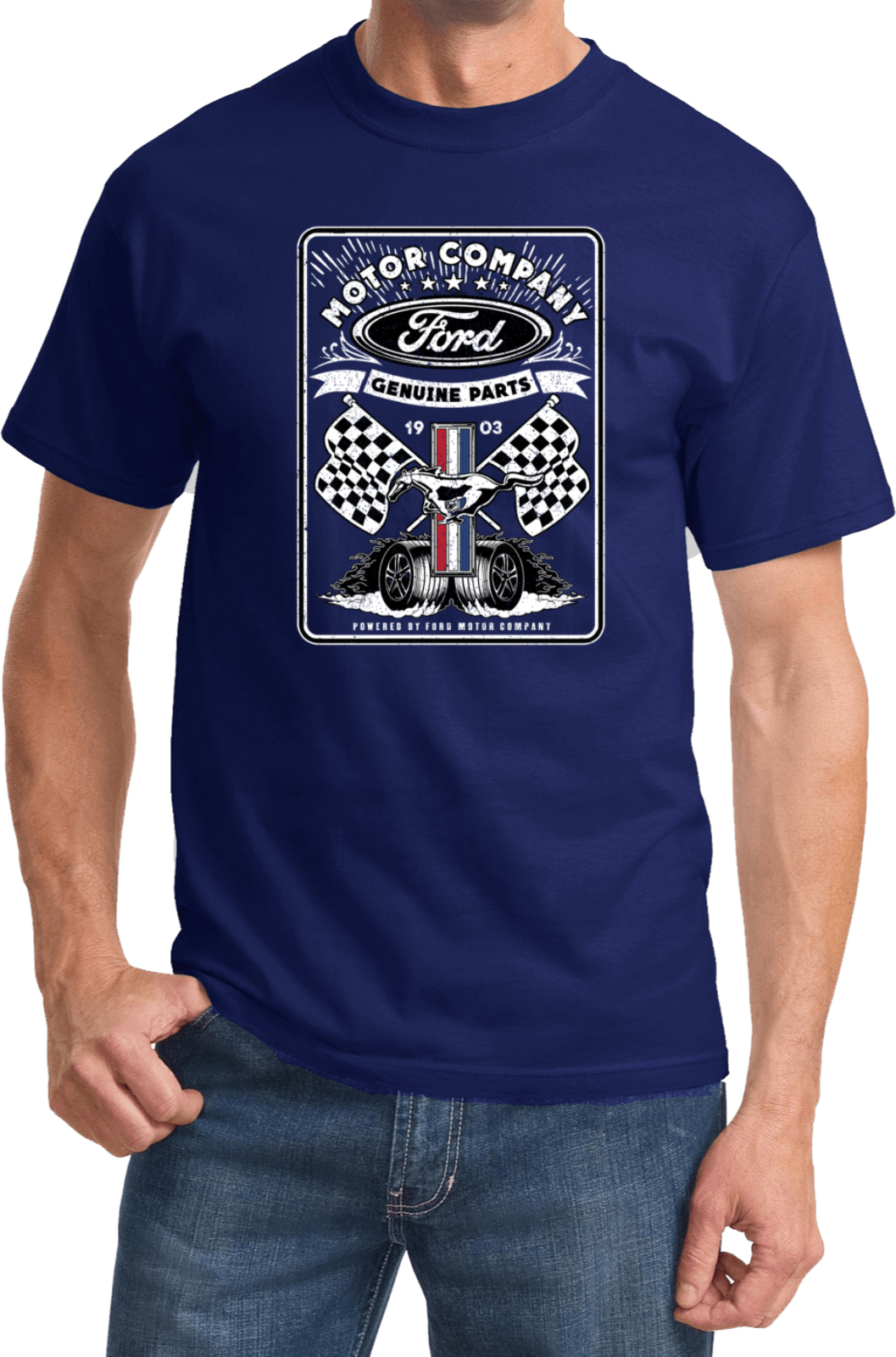 Ford Genuine Parts Racing T-Shirt | eBay